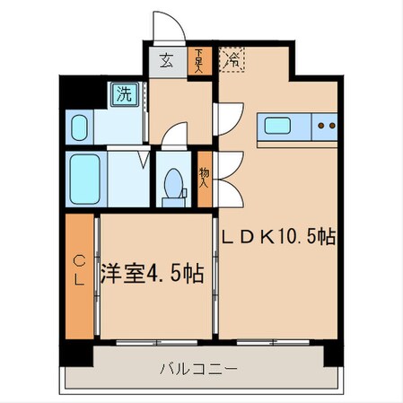 クレール三軒茶屋の物件間取画像